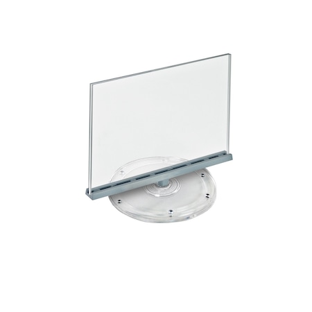 Azar Displays Two-Sided Revolving Acrylic Sign Holder, 11inW x 8.5inH, 2PK 108556